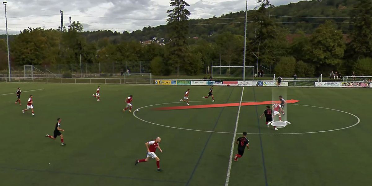 Spieler-Tracking und nicht gespielter Passweg